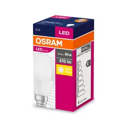 Osram led value p 40=5,7w/827 e14 