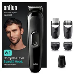 Braun Series 3 3420 All-In-One Style Kit 6-u-1 za uređivanje brade i kose 