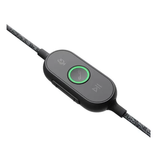 Zone žičane slušalice, certificirane za Microsoft Teams, USB-C s USB-A adapterom, grafitna boja