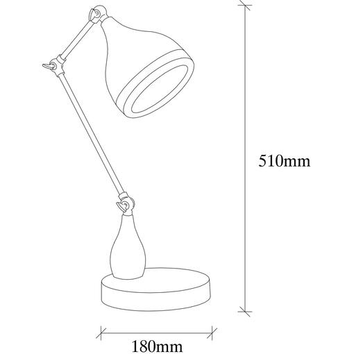 stolna lampa Slate - 7015