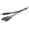 Kabel Audio, 3,5mm na 2xRCA, 1,5 m, PromoStick bulk