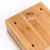 kutija za prvu pomoć, bambus i staklo, 29x12x31 cm