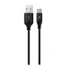 kabel Type C to USB (2,00m) - Black - Alumi Cable