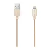 Kabel - MFi (Apple license) - Lightning to USB (1,20m) - Gold - Alumi Cable