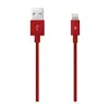 Kabel - MFi (Apple license) - Lightning to USB (1,20m) - Red - Alumi Cable