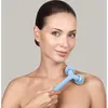 sonični roler za masažu lica i tijela 4u1, aquamarine