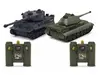 set tenkovi  Panzer Tiger na daljinsko upravljanje - simulacija borbe
