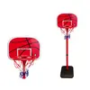 Dječji košarkaški set s loptom i pumpom 160cm crveni