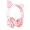 W36 slušalice Mačje uši Pink