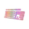 PUDDING KEYCAPS - REDRAGON SCARAB A130 PINK, DOUBLE SHORT, PBT