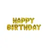 set balona Happy Birthday - zlatna