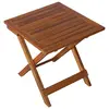 3-dijelni set ležaljki za sunčanje sa stolićem od bagremovog drva
