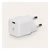 GaN ultra brzi zidni punjač USB-C 30W PD, bijeli