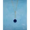 Pleiades Luna Dark Blue lančić - 24 K pozlata