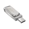 Ultra Dual Drive Luxe USB Type-C 64GB 400MB/s USB 3,1 Gen 1, srebrna