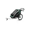 Chariot Lite zeleno/crna dječja kolica za jedno dijete