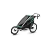 Chariot Lite zeleno/crna dječja kolica za jedno dijete