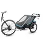 Chariot Sport 2 plavo/crna dječja kolica za dvoje djece