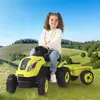 traktor s prikolicom 142 x 44 x 55 cm zeleni