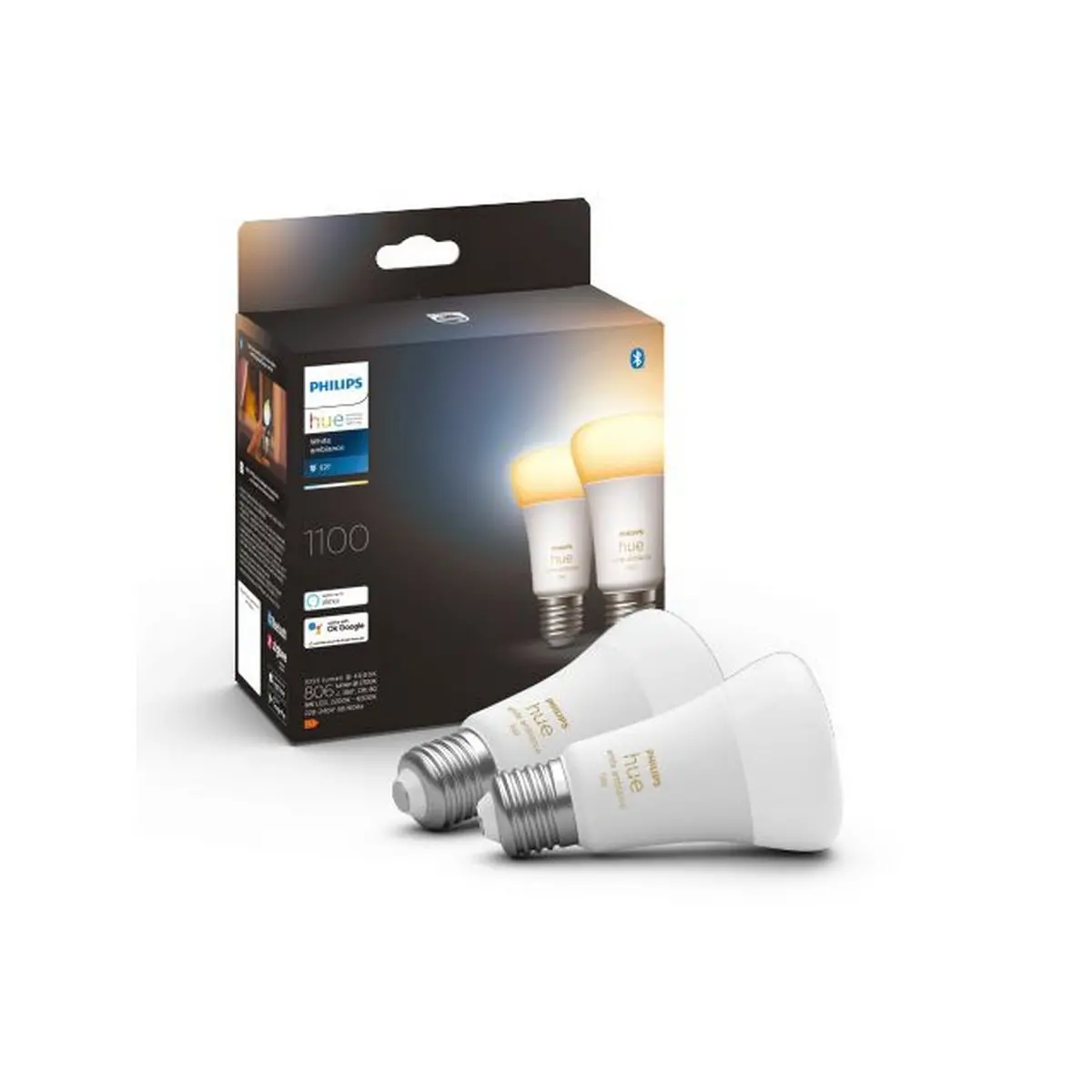 Philips HUE žarulja Smart LED E27, A60, 8W, 2 kom image