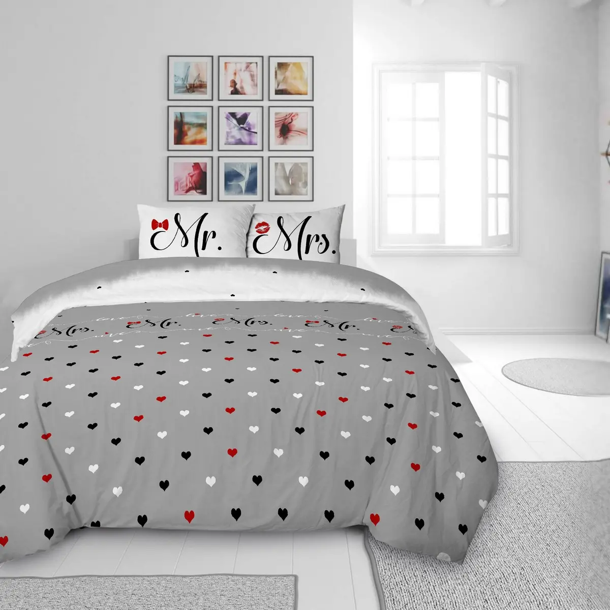 Svilanit pamučna posteljina Mr&Mrs image