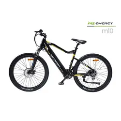 MS ENERGY bicikl eBike m10  + kaciga MSH-05 black + Spiralni lokot SL-10