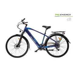 MS ENERGY bicikl eBike c11  + kaciga MSH-05 black + Spiralni lokot SL-10