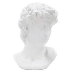 Mauro Ferretti skulptura Muške glave rimska plus, 20x13x30 cm 