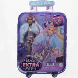 Barbie extra lutka na putovanju - snijeg  - plava