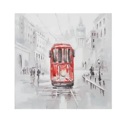 Mauro Ferretti Slika Tramvaj -A,  80x3x80 cm 