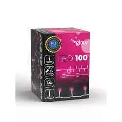  LED žaruljice, 100 kom roza  - Roza