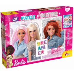 Barbie glitter puzzle BFF - 108 kom 
