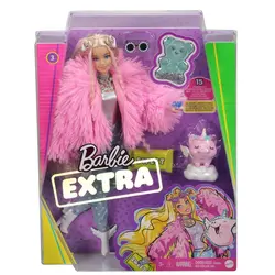 Barbie extra lutka u ružičastoj jakni 