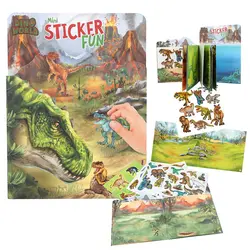 Dino World mini Sticker-Fun bojanka 