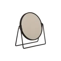 Five ogledalo na stalku, 20,5x18,5 cm  - Crna
