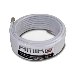 Amiko Koaksijalni kabel RG-6, CCS, 90 dB, 10 m, s konektorima - RG6/90dB 