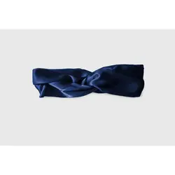 Silk Factory svilena traka za kosu  - Mornarsko-plava