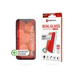 DISPLEX zaštitno staklo Real Glass 2D za Apple iPhone 12/12 Pro, prozirna + maskica 