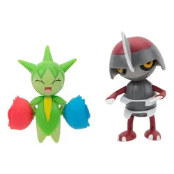 Pokemon figurica “battle figure“ 2pk - pawniard and roselia 