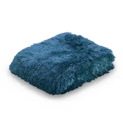 Vitapur dekorativni pokrivač Fluffy, 130 x 200 cm  - Plava