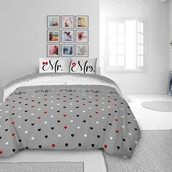 Svilanit pamučna posteljina Mr&Mrs  - 140 x 200 cm