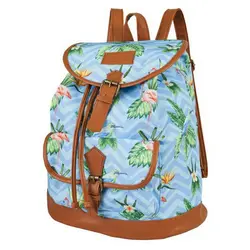 Target ruksak Retro Floral 21963  - Plava