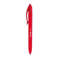  Kemijska olovka MILAN P1, gumirana, crvena 