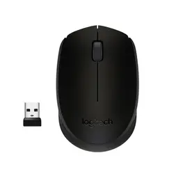 Logitech M171 bežični optički miš, USB, crni/sivi (910-004424) 