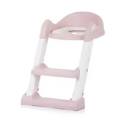 Chipolino sjedalica za WC s ljestvama Tippy  - Roza