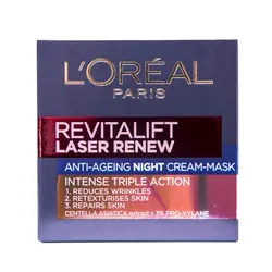L'Oreal Paris Revitalift Laser Renow noćna krema-maska protiv bora, 50 ml 