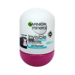 Garnier Mineral Invisible Black, White & Colors roll-on, 50ml 