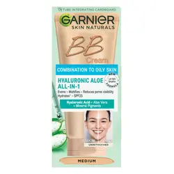 Garnier Skin Naturals BB dnevna krema za mješovitu do masnu kožu, 50ml  - Medium