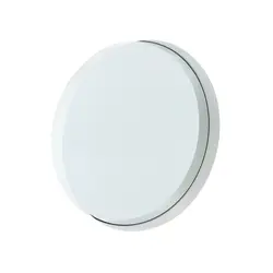 Tendance okruglo metalno ogledalo s obrubom  - Bijela