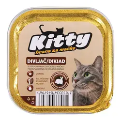 Kitty Hrana za mačke, divljač 100g 